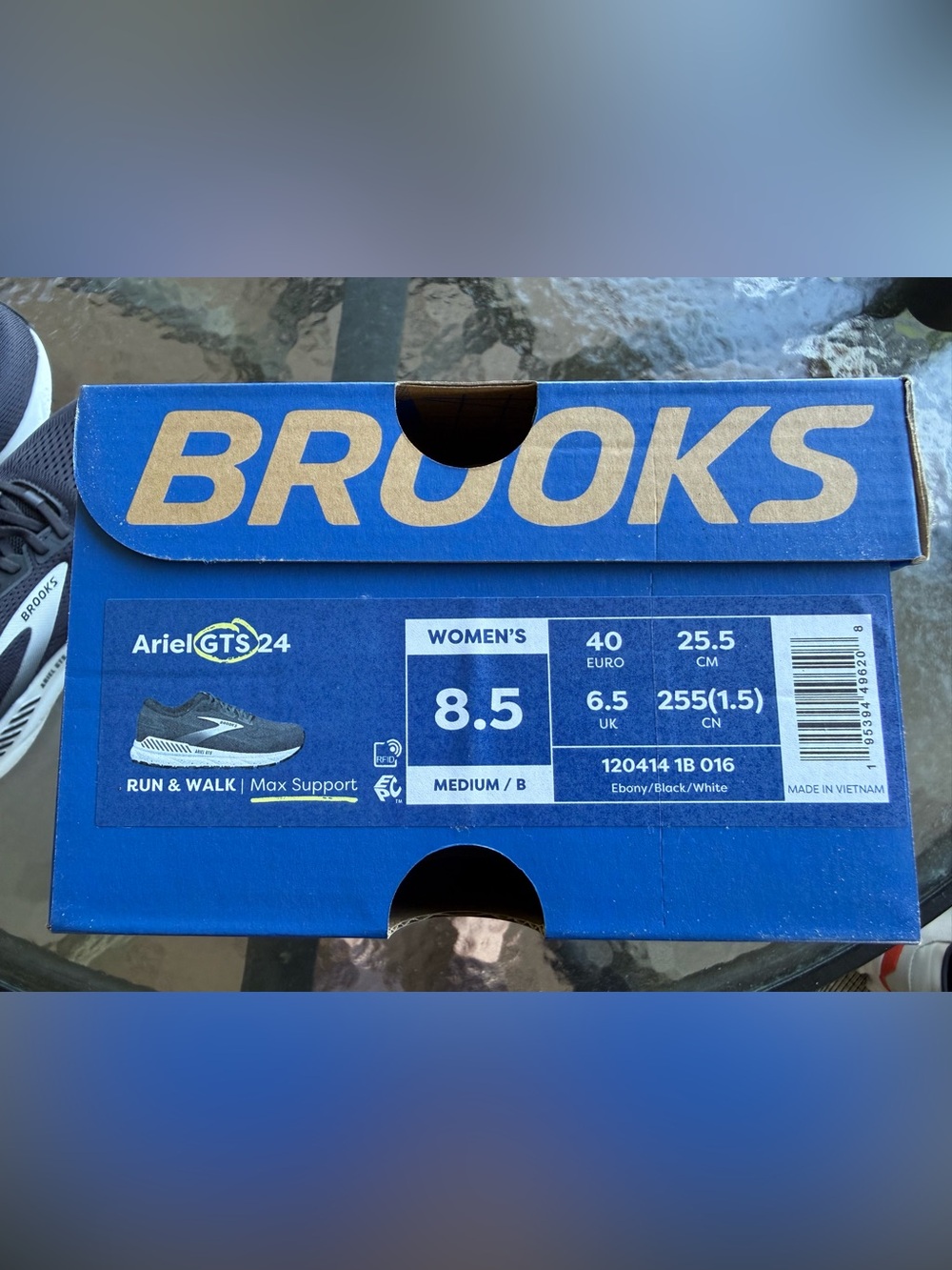 Brooks Ariel GTS 24 Women's Running Shoes in Black and White (Brand New) - Picture 9 of 9